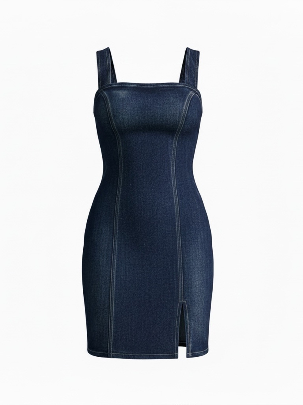 J. Crew Denim Dark Blue Sleeveless Dress